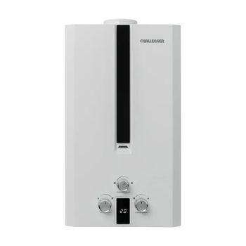 Calentador de Paso Challenger 16 Litros Tiro Natural Gas Natural WHN7216 Blanco_1